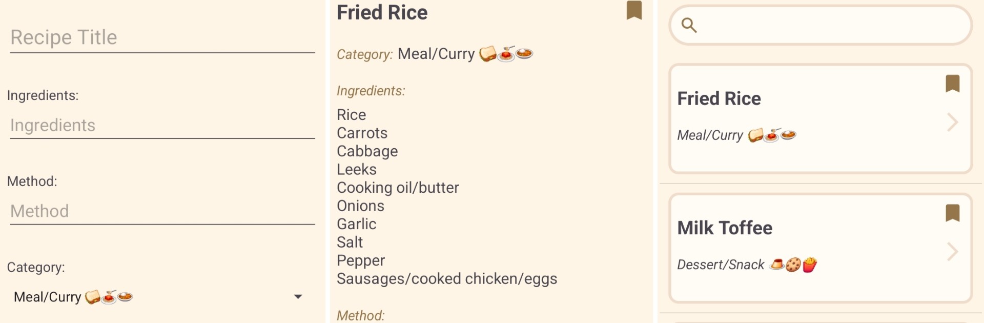 Recipe Notebook